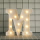 thumbnail image 3 of Luces LED con letras, letrero iluminado, letrero con letras para luz nocturna, boda/fiesta de cumpleaños, lámpara de Navidad alimentada por batería, decoración de Bar para el hogar Sincero Hogar, 3 of 4