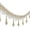 beige, variant on Tassel Fringe Trimming Hanging Ball Trim Braided Ribbon Curtain Fring Trimming Upholstery Drapery 6 Yards