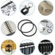 thumbnail image 4 of 12 Anillas Doradas para Cortina de Ducha, Ganchos para Cortina de Ducha Resistentes a la Oxidación, Ganchos Redondos de Metal para Baño, Guardarropa, Ventana, Decoración del Hogar, Fácil de Deslizar, 4 of 5