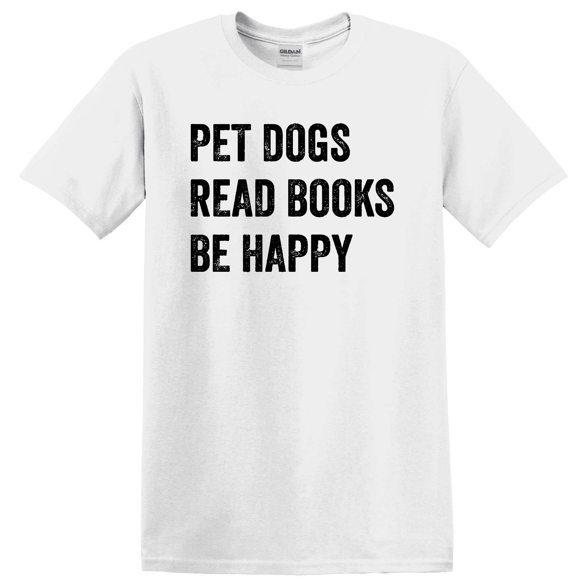 Book and Pet Dogs Read Books Happy Book Lover Bookish Reading Woman Book Librarian T-shirt