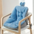 thumbnail image 3 of Rocking Cushion High Back Cushion Semi-Enclosed Egg Seat Cushion , Blue, 3 of 8