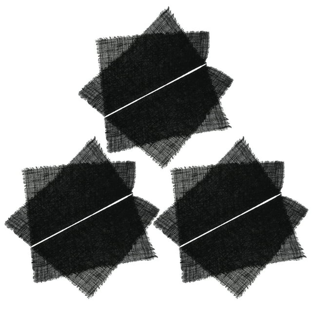 Juego de 6 servilletas de gasa rústicas para cenas y fiestas.