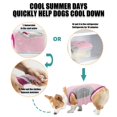 thumbnail image 2 of JP Quick - Dry Sun - Protection Dog Cooling Shirts | Stretchy, Breathable & Lightweight for Medium - Large Dogs in Summer（Pink-XL）, 2 of 8
