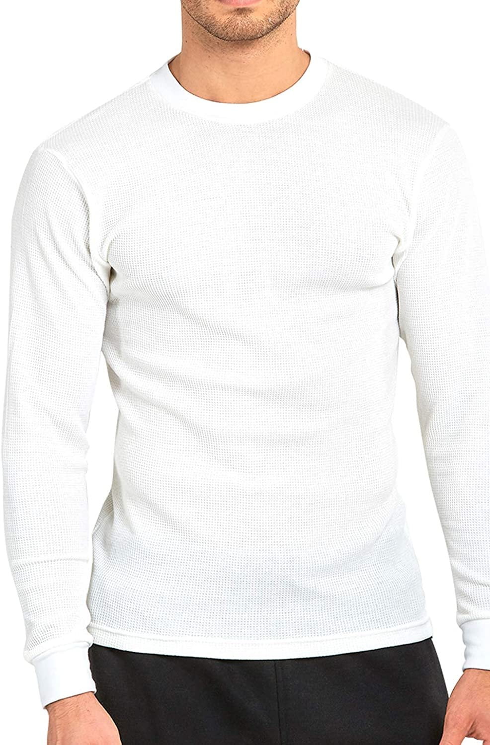 トップス Supply Waffle Thermal White Men's Classic Waffle-Knit Heavy Thermal Top 2XL, White - Walmart.com