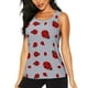 thumbnail image 1 of Fotbe Ladybug Blusas Sin Mangas para Mujer – Estilo Casual, Corte Suelto, Slim-Fit, Cuello Redondo Deportivo, Tops de Verano para Gimnasio y Yoga-Small, 1 of 7