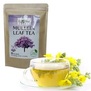 Fusion Select Mullein Leaf Tea Bags - Verbascum Herbal Infusion for Daily Wellness, Relaxation, Calmness - Rich in Essential Vitamins & Minerals - Zero Sugar, Fat, Calories - 3g, 20 Natural Tea Bags