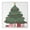 Christmas Square-730, variant on Elegant Christmas Design Round Table Cover, 52 Inch Diameter with Elastic Edge for Polished Holiday Table Presentation and Use
