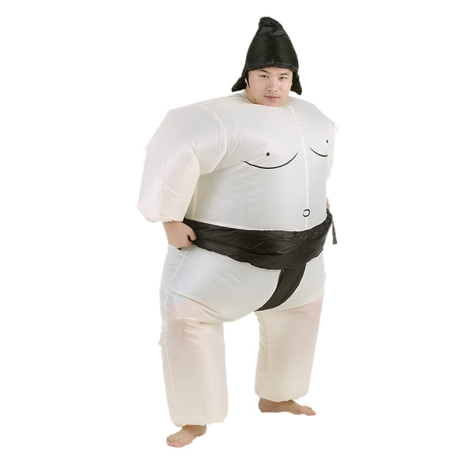 Traje de Sumo Inflable para Adultos con Ventilador Yeacher Fiesta de Halloween Tamaño Adulto