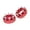 Red, variant on Rough Country 2" Wheel Spacers fits 2003-2020 Super Duty F250 F350 4WD | 8x170 | Aluminum | Pair | Hub Centric | 1094RED