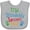 AC-Heather Grey, variant on Inktastic My Grandaddy Loves Me Boys or Girls Baby Bib