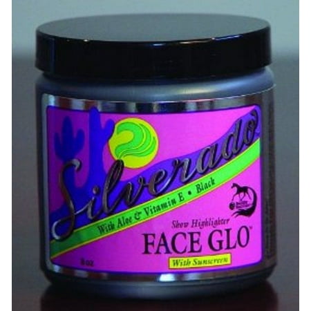 HEALTHY HAIRCARE Silverado Face Glo Black Highlighter Sun Blocker 8 oz (Best Highlighter For Black Skin)