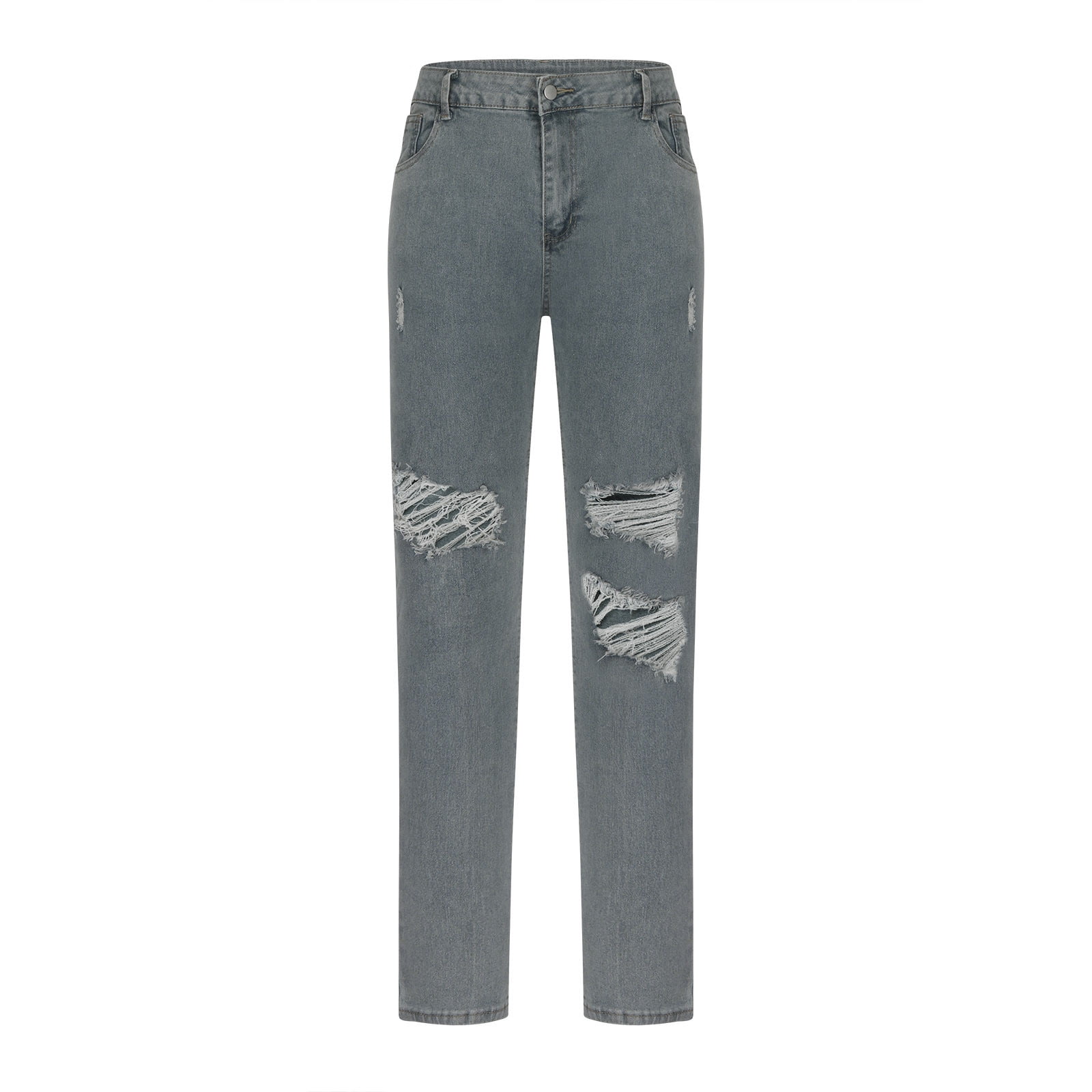 hem zip damage denim pants 00s grunge Zip Hem Jeans - Men