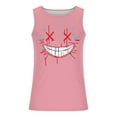 thumbnail image 4 of JXMVOJ Men's Halloween Printing Round Neck Regular Casual Sports Tank Blouses Lightweight Non-Shrinking Non-Fading Sweat-Wicking Breathable, Comfortable Loose Outdoor Casual Daily Wear, 4 of 5