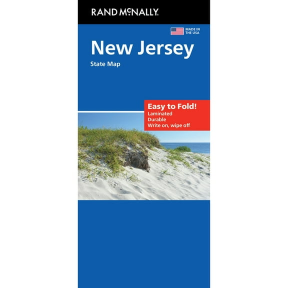 New Jersey Easy to Fold State Map: Njbu, (Paperback)
