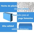 thumbnail image 2 of Yoga Set con Bloques de Yoga y Pelota Pilates y Dos Especies de Ligas de Resistencia para Ejercicio, y Correa para Apoyar, Resistente al Olor y Antideslizante para Yoga, Pilates y Meditación, Azul, 2 of 3