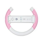 dreamGEAR Turbo Wheel - Steering wheel attachment for game console - pink - for NINTENDO Wii Remote