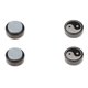 thumbnail image 2 of 2 Unids Acero Inoxidable No Piercina Magnética Ear Stud para Mujer para Mujer Pendientes Falsos - Taiji Sunnimix Pendientes de clip Pendientes, 2 of 5