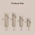 thumbnail image 6 of Insualated Water Bottle with Straw - 12oz Stainless Steel Water Bottle with Dual Spouts, Leak-Proof, BPA-Free, Double Wall Vacuum Keeps Cold for 24 Hours for Sports, Travel (Aquamarine Blue), 6 of 9