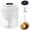 3 blades white, variant on 350ml Electric Garlic Crusher, 6-Blade Mini Food Chopper with Lid, Rechargeable Food Processor for Garlic, Onion, Ginger, Chili & Vegetables