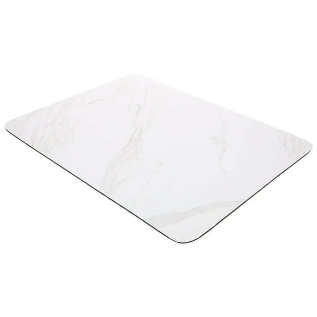 unbranded Alfombrilla Para Escurrir Platos Con Textura Mármol Y