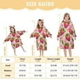 thumbnail image 3 of joogoo Wearable Blanket Hoodie for Cute Strawberry Oversized Sherpa Hooded 3-14 YR M, 3 of 7