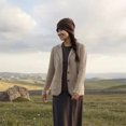 thumbnail image 4 of Guardurnaity Cárdigan de invierno para mujer, portátil, elegante, reutilizable, lavable, reemplazo de moda, cálido, abrigo de punto para el hogar Prendas para la parte del cuerpo L Marrón Guardurnaity AP013160-08, 4 of 6