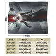 thumbnail image 3 of Pinhead Throw Blanket, All Season Decorative Soft Cozy Fleece Blankets, Room Decor For Bed Chair Car Sofa Couch Bedroom, 3 of 7