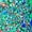 Green, variant on Women's Open Toe Sandal Glitter Crisscross Strap Block Heel Prom Sandals Pink 7