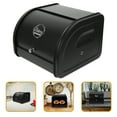 thumbnail image 4 of Bread Bin Farmhouse Bread Box Desktop Bread Bin Metal Bread Holder Corner Bread Box, 4 of 8