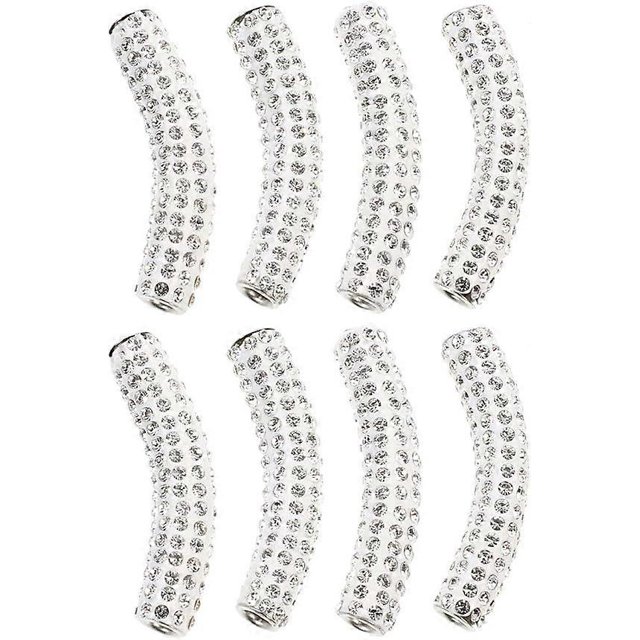 Metal Shoelace Buckles Rhinestone Studded Buckles Shoe Lace Charms Rhinestone Decorations 8 Pcs DIY Shoe Accessories