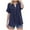 Navy, variant on yueewhu Linen Tops for Women Summer Work Shirts Trendy Button Down V Neck Boho Clothes Spring Tops for Women 2026 (Purple, XL)