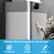 TLSUNNY 60 L Automatic Kitchen Trash Can, Motion Sensor Stainless Steel Garbage Bin with Quiet Close Lid