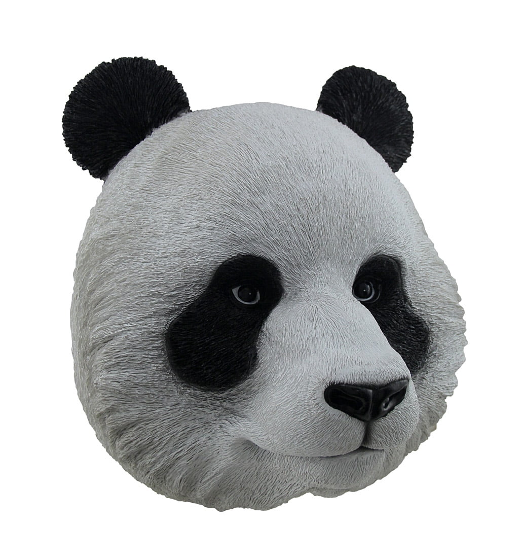 Giant Panda Head Wall Mount Sculpture