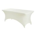 thumbnail image 1 of Stretchable Polyester Rectangle Table Cover for Outdoor Events – Elastic Fitted Design for Parties Weddings Banquets and Gatherings – - Table Protector, 1 of 7