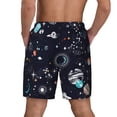 thumbnail image 4 of Uemuo Galaxy2 Pattern Mens Swim Trunks Quick Dry Board Shorts with Mesh Lining, Stretch Beach Shorts Quick Dry No-Chafing Board Shorts-Medium, 4 of 9