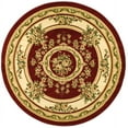 thumbnail image 4 of SAFAVIEH Lyndhurst Katherine Traditional Bordered Area Rug, Red/Ivory, 5'3" x 7'6", 4 of 4