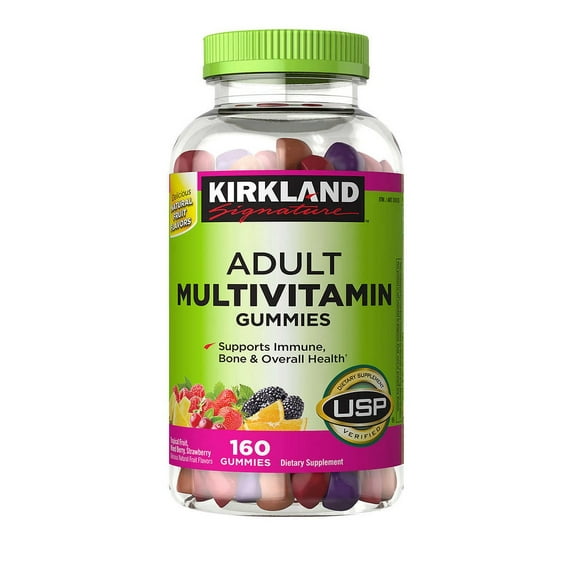 1 Bottle | Kirkland Signature dCDtdm Adult Multi Gummies, 160 Count