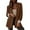 Brown, variant on Blazers for Women Fall Work Office Suit Jackets Dressy Open Front Leopard Blazer Business Casual Outfits