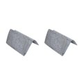 thumbnail image 3 of Inteprter Bolsa de almacenamiento para mesita de noche, bolsas de fieltro nórdico, saco de Control remoto, organizador, limpieza del hogar, Gris claro Grande 2piezas, 3 of 6
