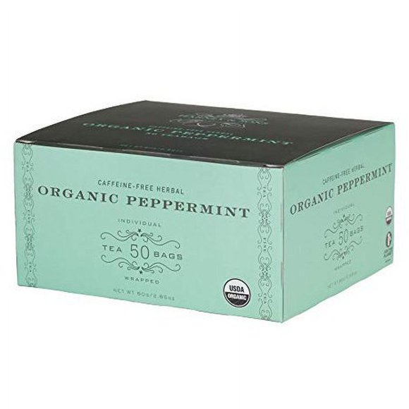 Harney & Sons Thé à la Menthe Poivrée Biologique 1,76 Oz/50 g (50 Sachets de Thé)