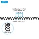 thumbnail image 2 of Bobinas de encuadernación de plástico Uxcell de 6mm (1/4"), 20 piezas, capacidad para 30 hojas, negro, 2 of 6