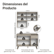 thumbnail image 3 of Cocina Integral Completa Modular Madesa Nice 120cm Crema 12, 3 of 6