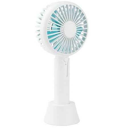 

Aroma Diffuser Handheld Fan with Base Personal USB Electric(White)