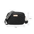 thumbnail image 3 of Moda mujer hombro bandolera Bolso de cuero casual pequeño Bolso (negro), 3 of 5