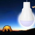 thumbnail image 3 of Solar Panel Powered LED Lights Bulb Light Tent Lamp Yard Camping Outdoor Indoor, 3 of 5