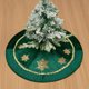 thumbnail image 4 of Herunwer Velvet Christmas Tree Skirt Fur Plush Tree Skirt Xmas Skirts for Merry Christmas Party Vintage Holiday Decorations, 4 of 6