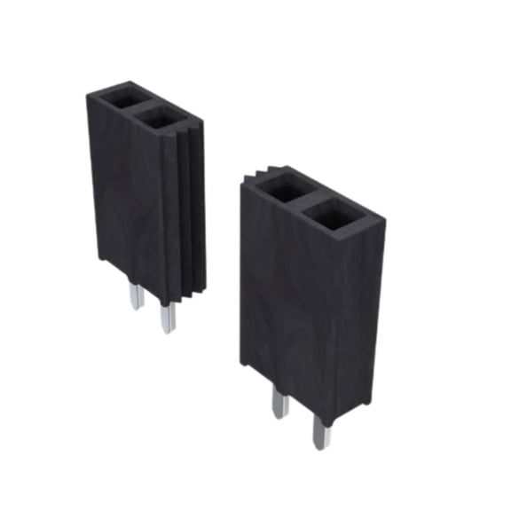Pack of 4 SSW-115-01-S-S Connector 15 Position Receptacle 0.100 (2.54mm) Through Hole Gold