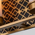 thumbnail image 4 of Lucas McKearn Ziggy 2 Lt Bath Bar in Lacquered Gold, 4 of 4