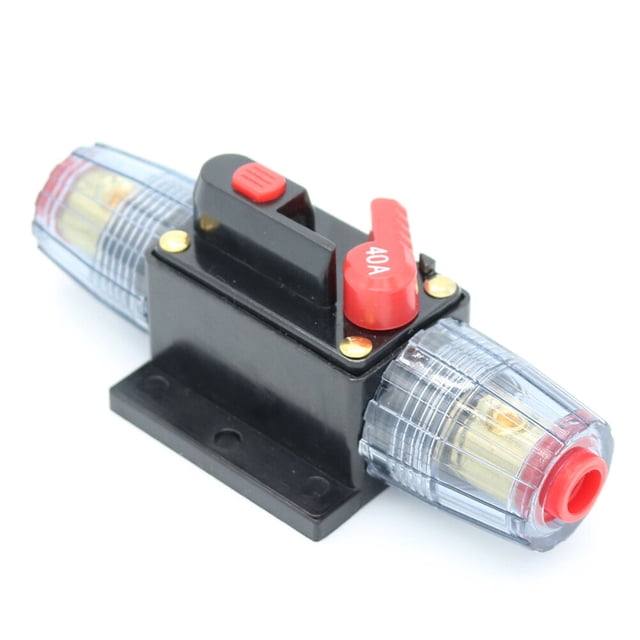 CRAFTHROU Amplifier System RV 40 -Line Circuit Breaker Metal Red 1 Set