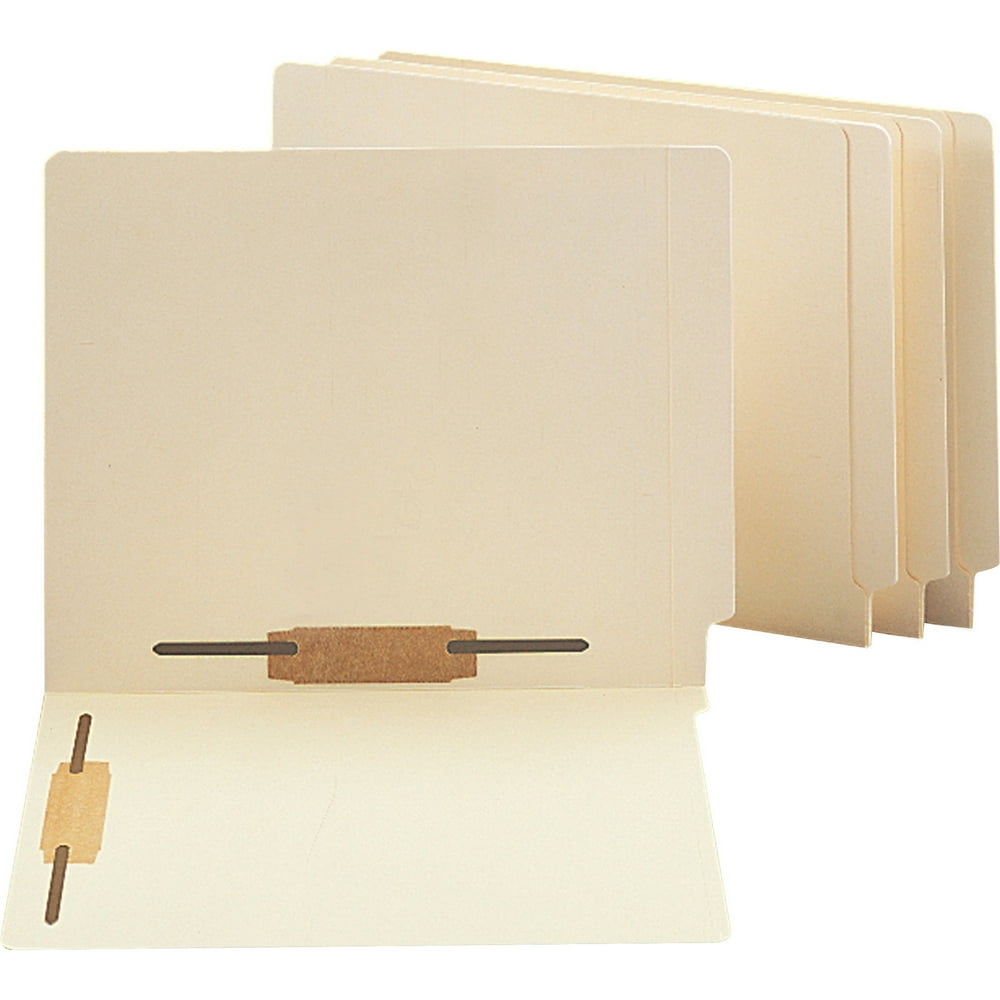 Smead, SMD34120, Fastener File Folders with ShelfMaster Reinforced Tab